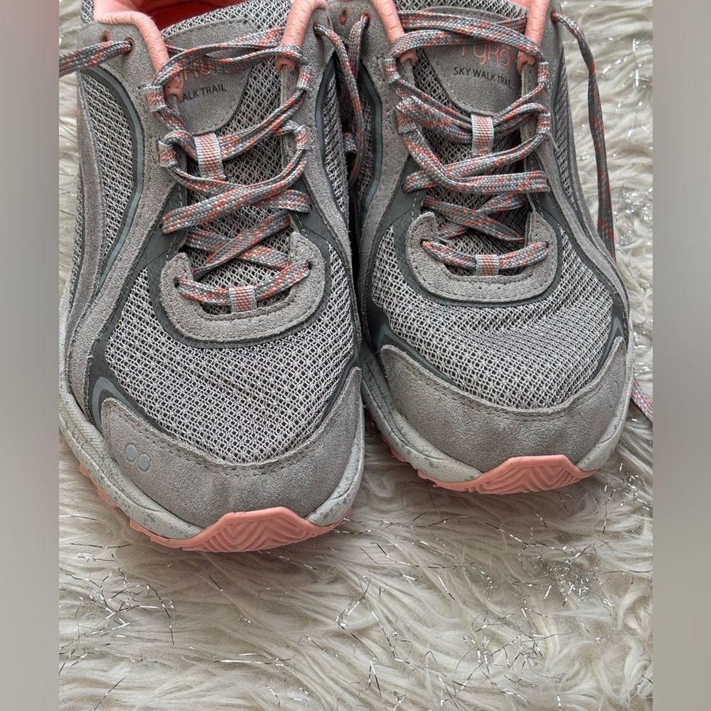 Ryka Sky Walk Trail Women's Gray and Pink Paloma Sneakers Size US 7.5M - Picture 8 of 11